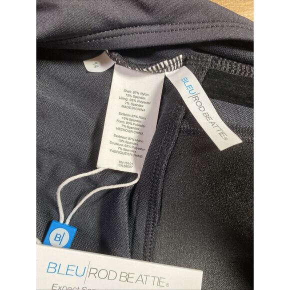 Bleu Rod Beattie Women's Black All Tied Up Bandeau One Piece Swimsuit size 14 - Picture 5 of 5